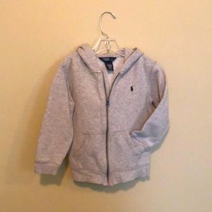Polo by Ralph Lauren zip-up hoodie size 7